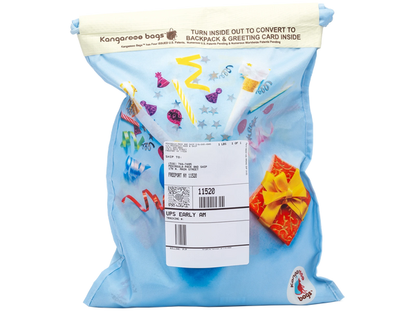Backpack Surprise Mailer with Label