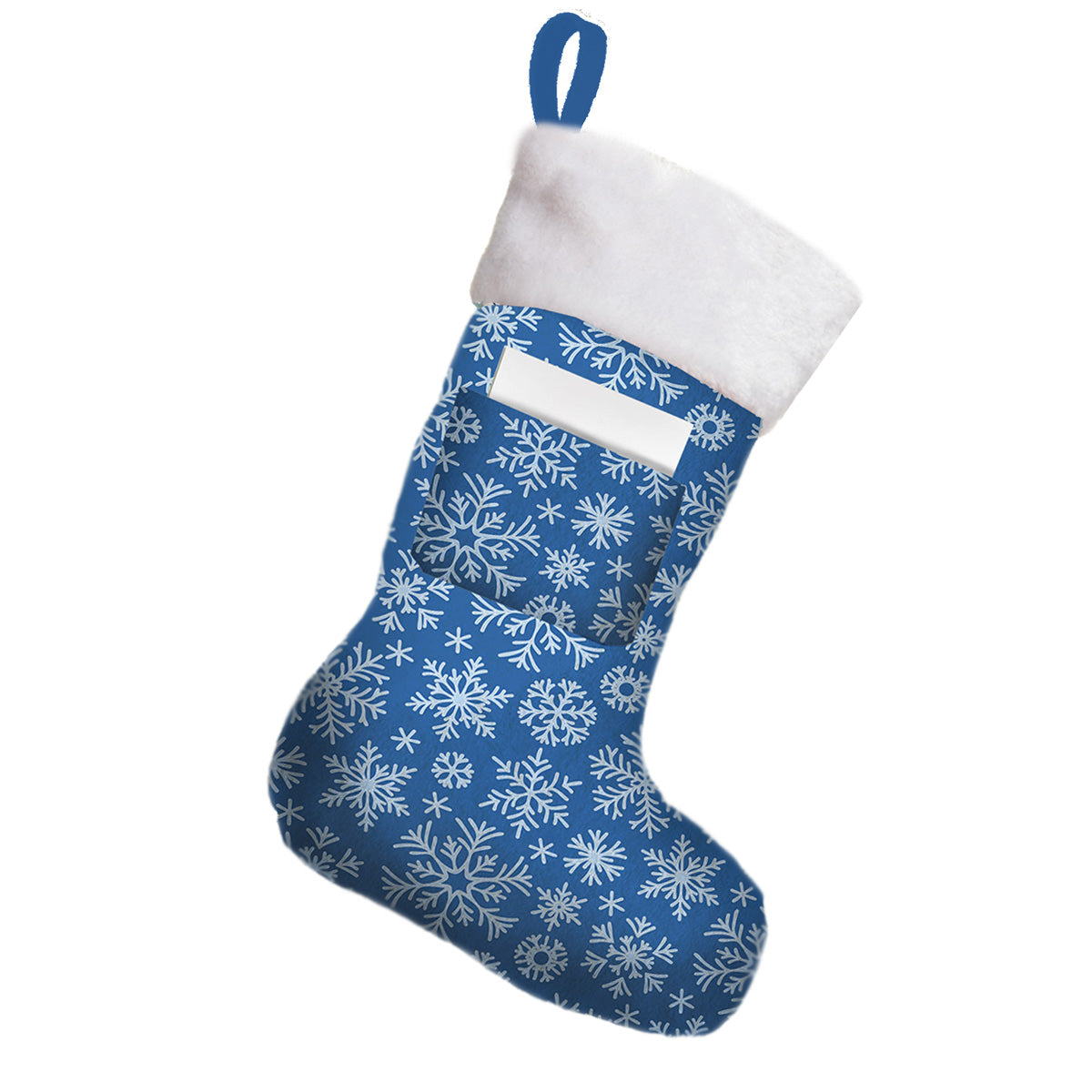 Winter Whirl Large 3-in-1 Christmas Stocking: Stocking, Gift Mailer & Greeting Card