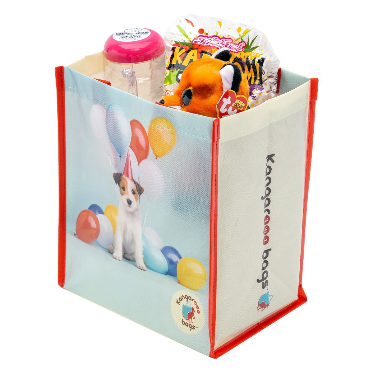 Pawty Pouch Small 3-in-1 Kangarooo Bag™: Tote Bag, Gift Mailer & Greeting Card