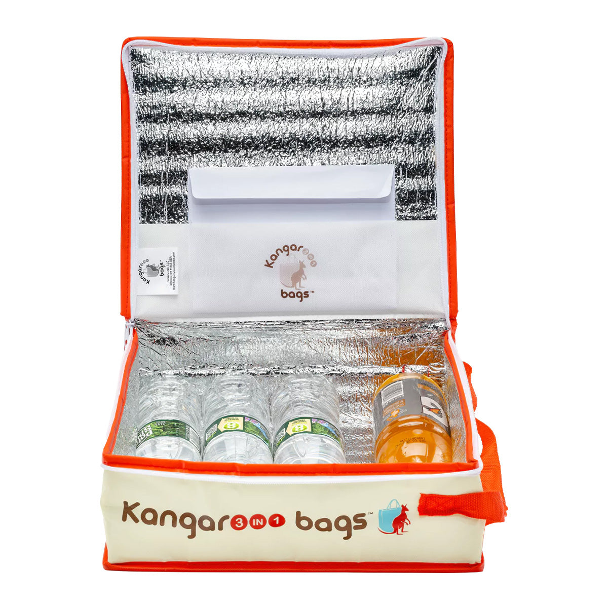 Floral Freeze 3-in-1 Insulated Kangarooo Bag™: Cooler Bag, Gift Mailer & Greeting Card