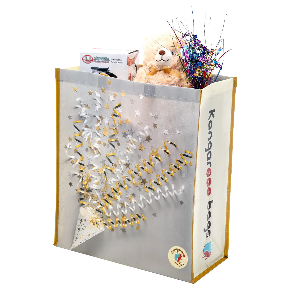 Streamer Sack Large 3-in-1 Kangarooo Bag™: Tote Bag, Gift Mailer & Greeting Card