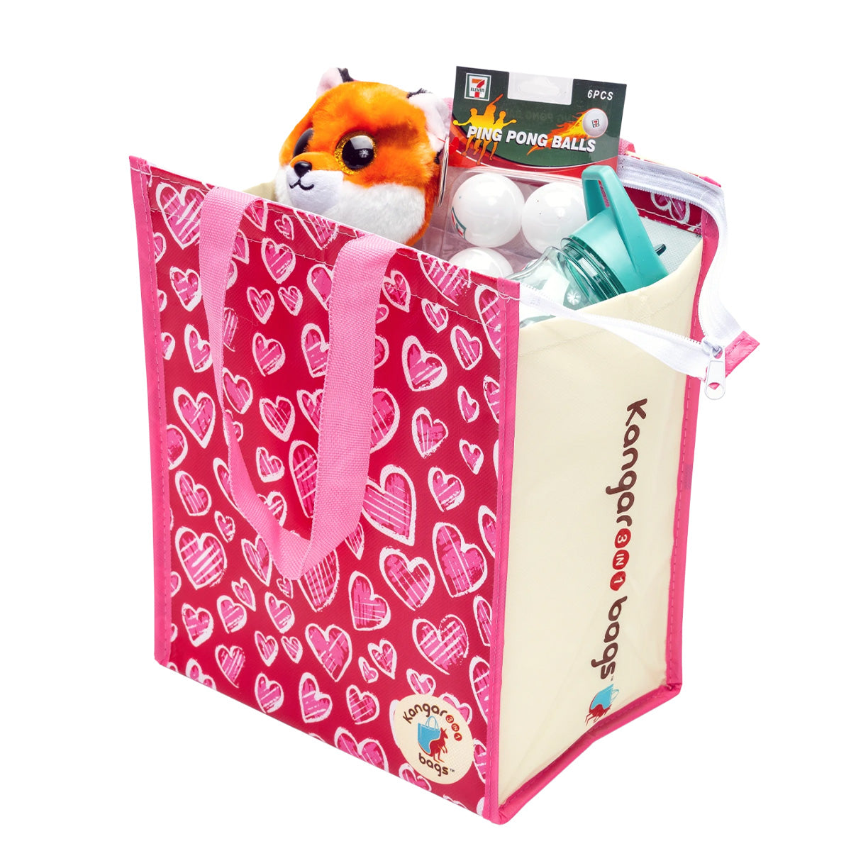 Love Bites 3-in-1 Insulated Kangarooo Bag™: Lunch Bag, Gift Mailer & Greeting Card