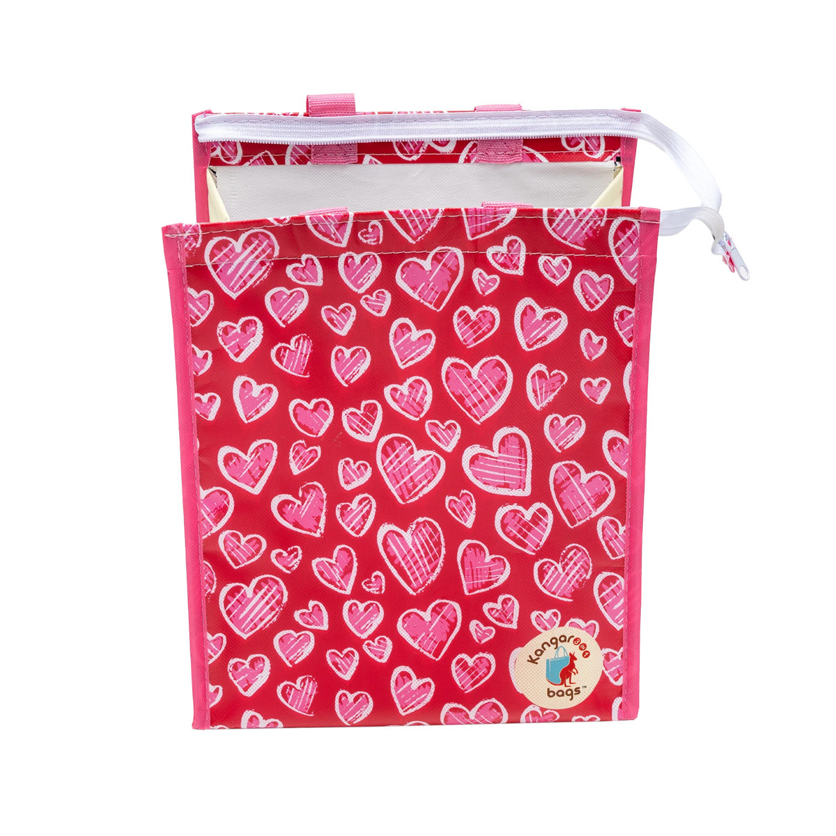 Love Bites 3-in-1 Insulated Kangarooo Bag™: Lunch Bag, Gift Mailer & Greeting Card