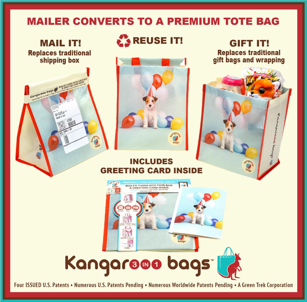 Tote Bag Mailer Reuse It Mail It Gift It
