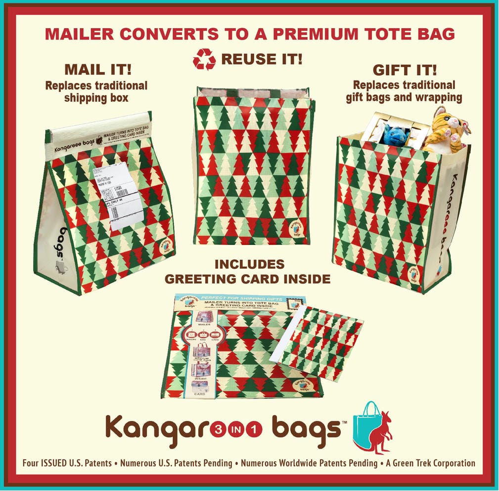 Large Tote Bag Houndstooth Pattern