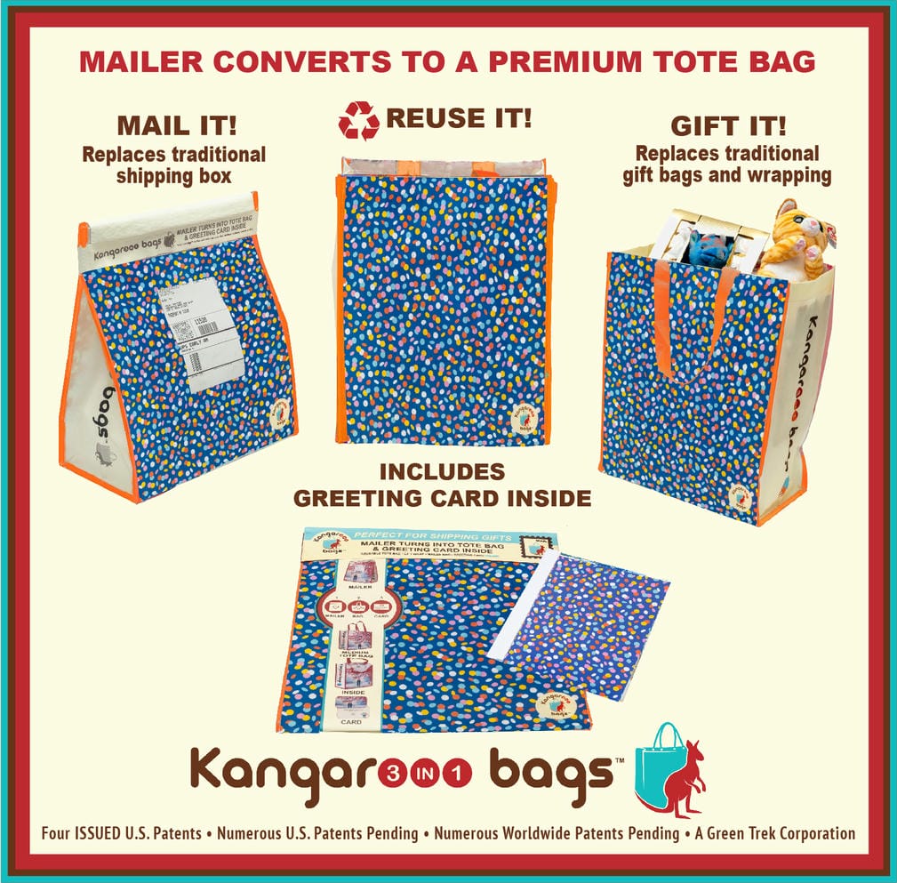 Large Tote Bag Confetti Pattern