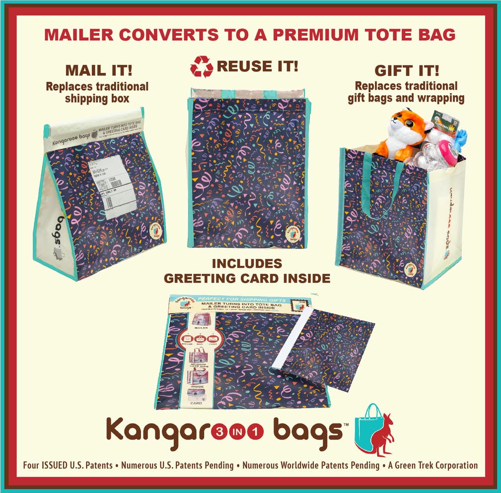 Small Tote Bag Party Streamers