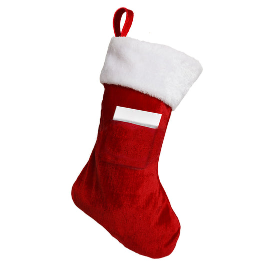 Rudolph Red Large 3-in-1 Christmas Stocking: Stocking, Gift Mailer & Greeting Card
