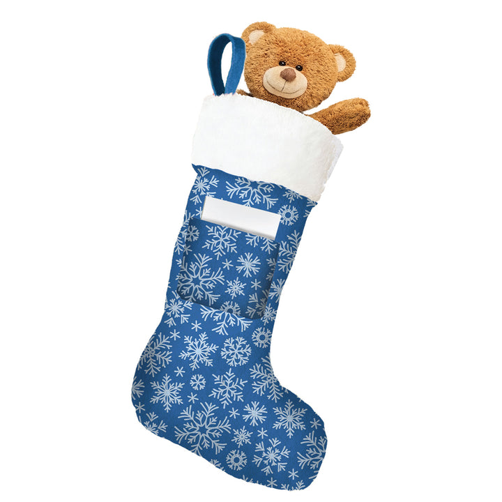Winter Whirl Large 3-in-1 Christmas Stocking: Stocking, Gift Mailer & Greeting Card