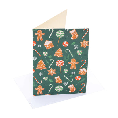 Gingerbread Galore Medium 3-in-1 Kangarooo Bag™: Tote Bag, Gift Mailer & Greeting Card