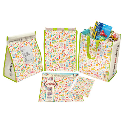 Fiesta Flash Medium 3-in-1 Kangarooo Bag™: Tote Bag, Gift Mailer & Greeting Card