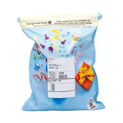 Epic Surprise 3-in-1 Kangarooo Bag™: Backpack, Gift Mailer & Greeting Card
