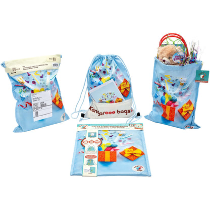 Epic Surprise 3-in-1 Kangarooo Bag™: Backpack, Gift Mailer & Greeting Card