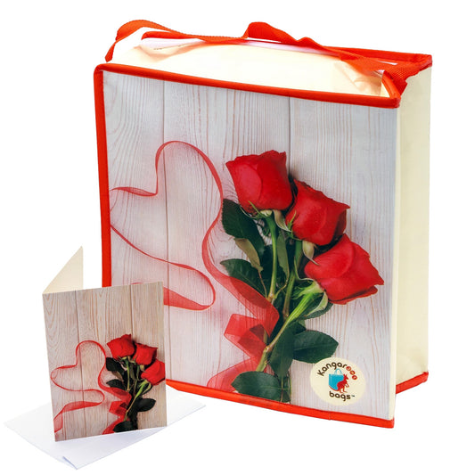 Floral Freeze 3-in-1 Insulated Kangarooo Bag™: Cooler Bag, Gift Mailer & Greeting Card