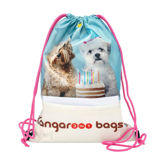 Pooch Pouch 3-in-1 Kangarooo Bag™: Backpack, Gift Mailer & Greeting Card