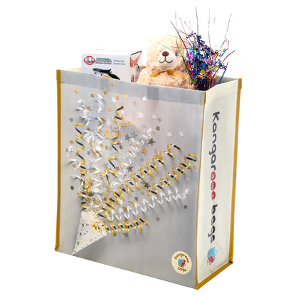 Streamer Sack Large 3-in-1 Kangarooo Bag™: Tote Bag, Gift Mailer & Greeting Card