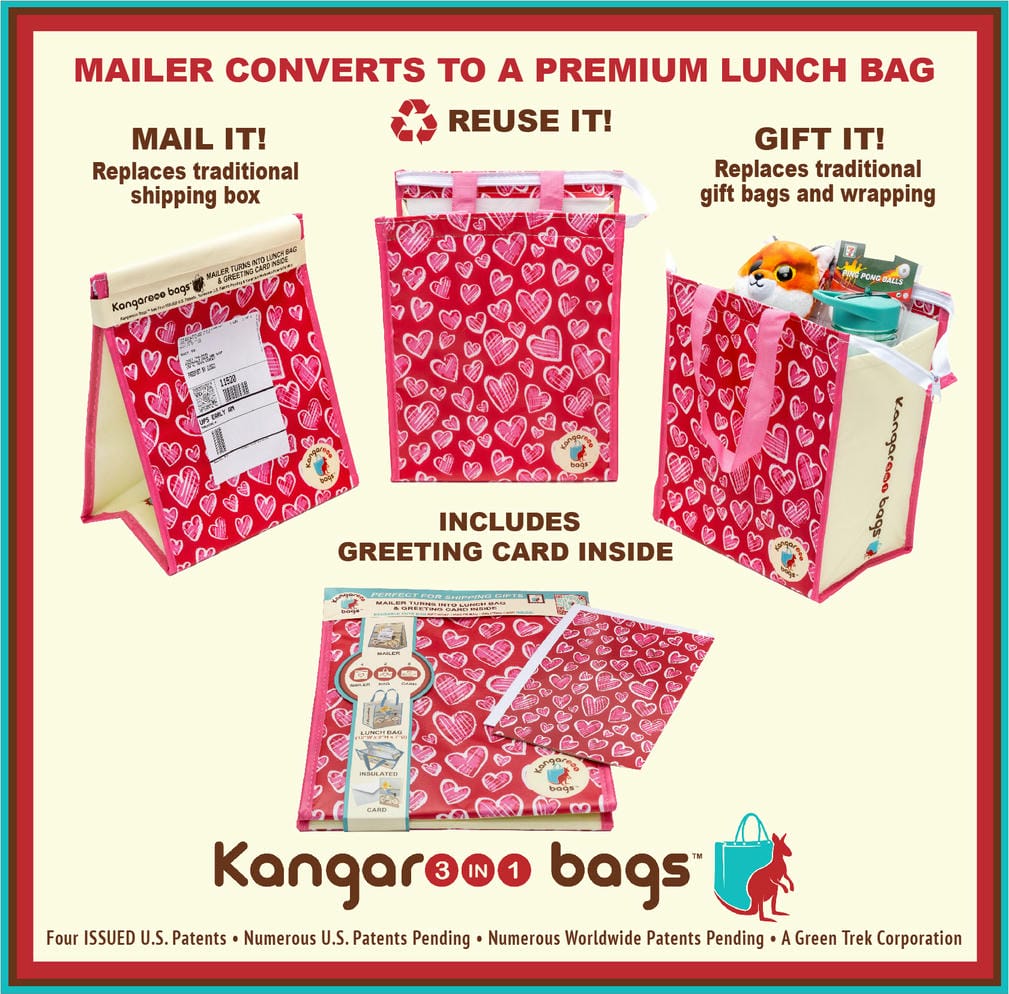 Mail it Reuse it Gift It Lunch Bag