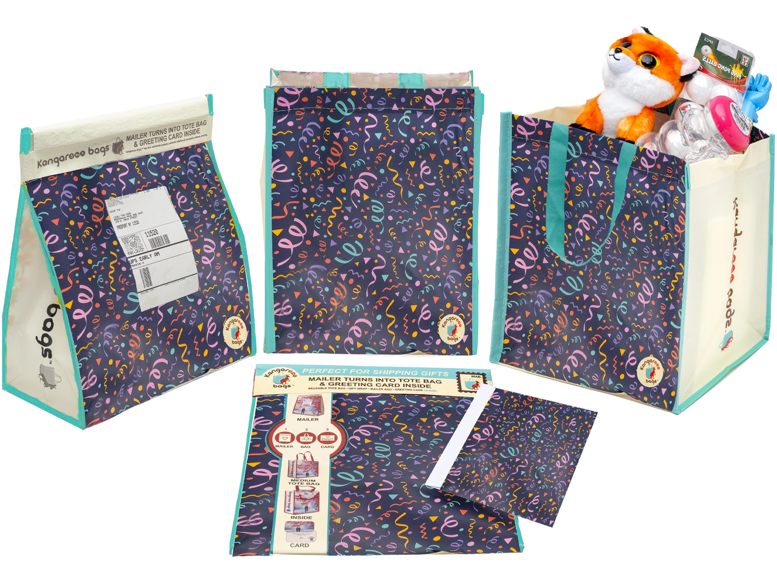 Tote Bag Mailer Party Streamer