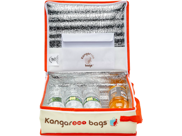 Cooler Bag Open & Greeting Card