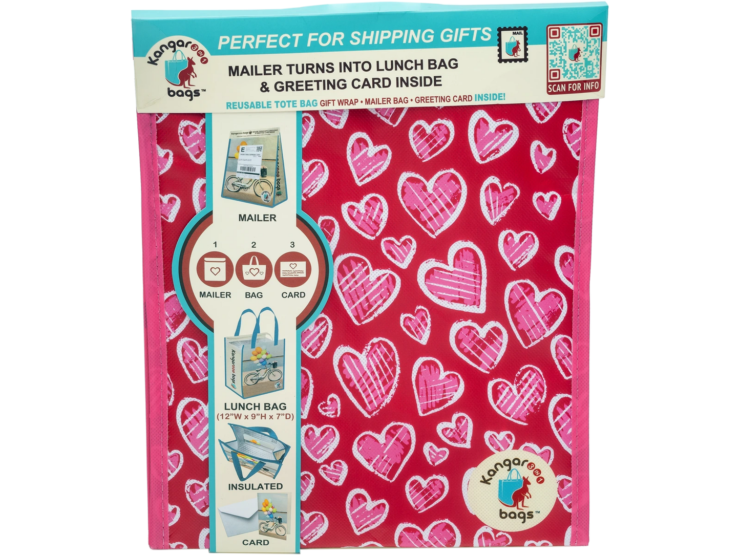 Insulated Lunch Bag | Hearts